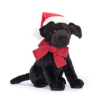 JELLYCAT WINTER WARMER PIPPA BLACK LABRADOR