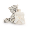 JELLYCAT BASHFUL SNOW TIGER SOOTHER
