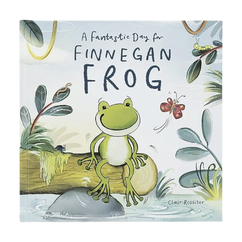 JELLYCAT BOOK A FANTASTIC DAY FOR FINNEGAN FROG