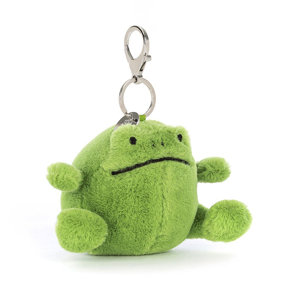 JELLYCAT RICKY RAIN FROG BAG CHARM 
