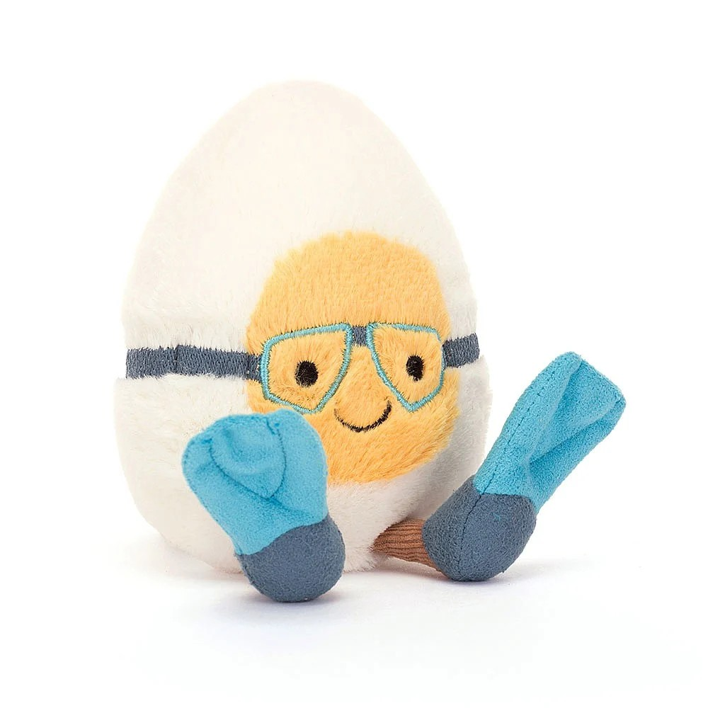 JELLYCAT AMUSEABLES BOILED EGG SCUBA 