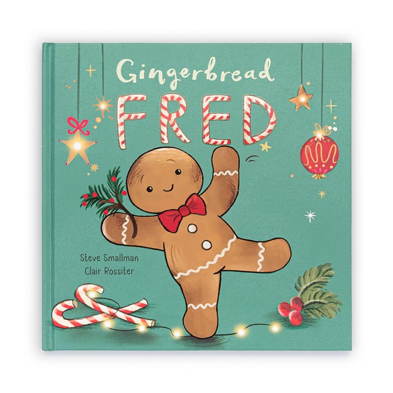 JELLYCAT BOOK GINGERBREAD FRED