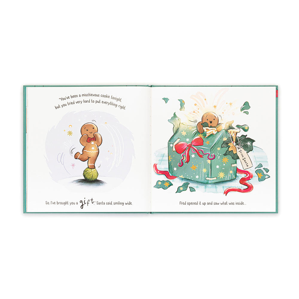 JELLYCAT BOOK GINGERBREAD FRED
