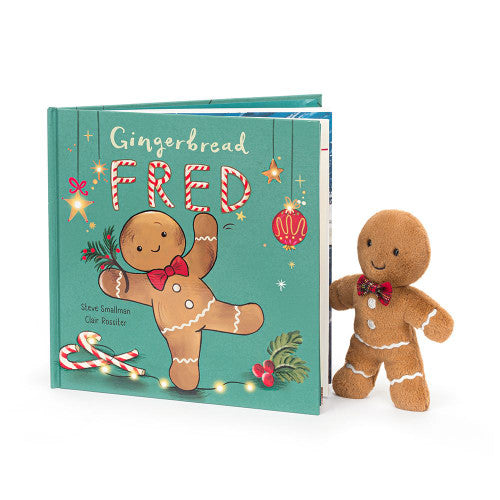 JELLYCAT BOOK GINGERBREAD FRED