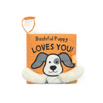 JELLYCAT FABRIC BOOK BASHFUL PUPPY LOVES YOU