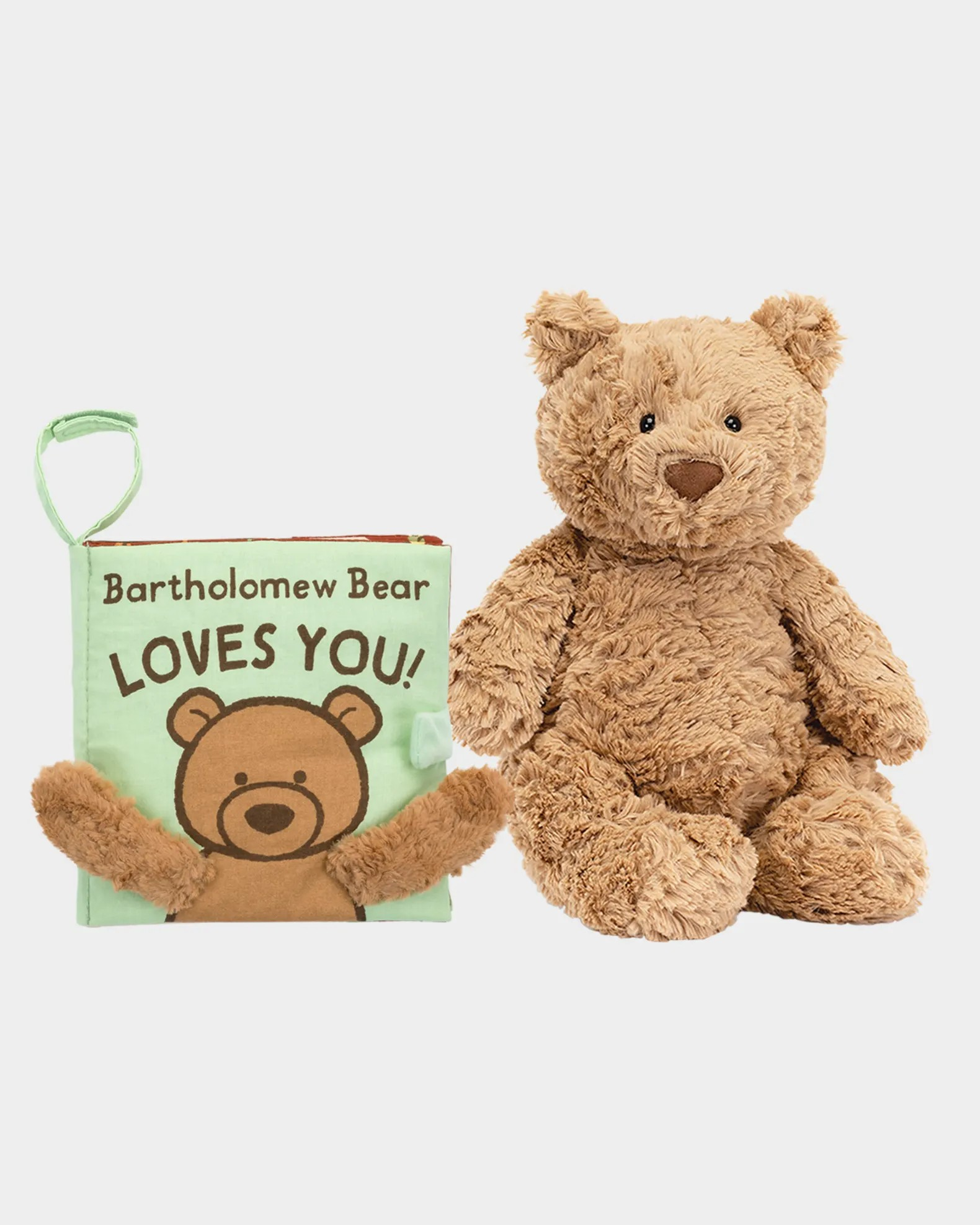 JELLYCAT FABRIC BOOK BARTHOLOMEW LOVES YOU