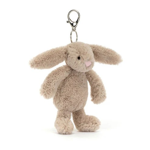 JELLYCAT BEIGE BUNNY BAG CHARM