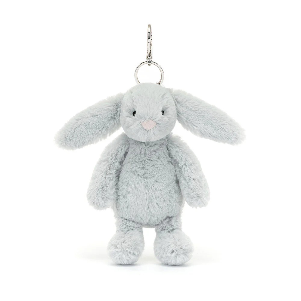 JELLYCAT SILVER BUNNY BAG CHARM