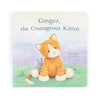 JELLYCAT BOOK GINGER THE COURAGEOUS KITTEN