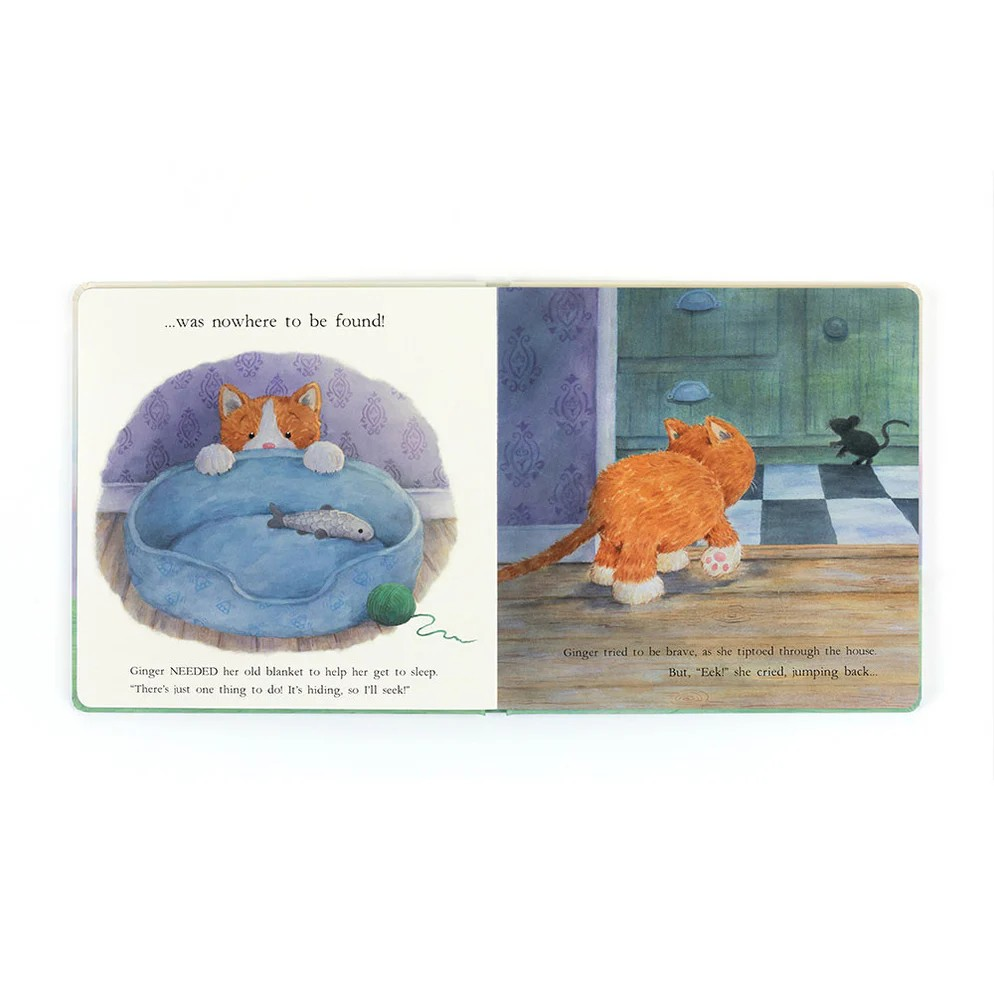 JELLYCAT BOOK GINGER THE COURAGEOUS KITTEN