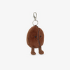 JELLYCAT AMUSEABLES COFFEE BEAN BAG CHARM 