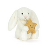 JELLYCAT CREAM BUNNY WITH STAR