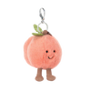 JELLYCAT AMUSEABLES PEACH BAG CHARM