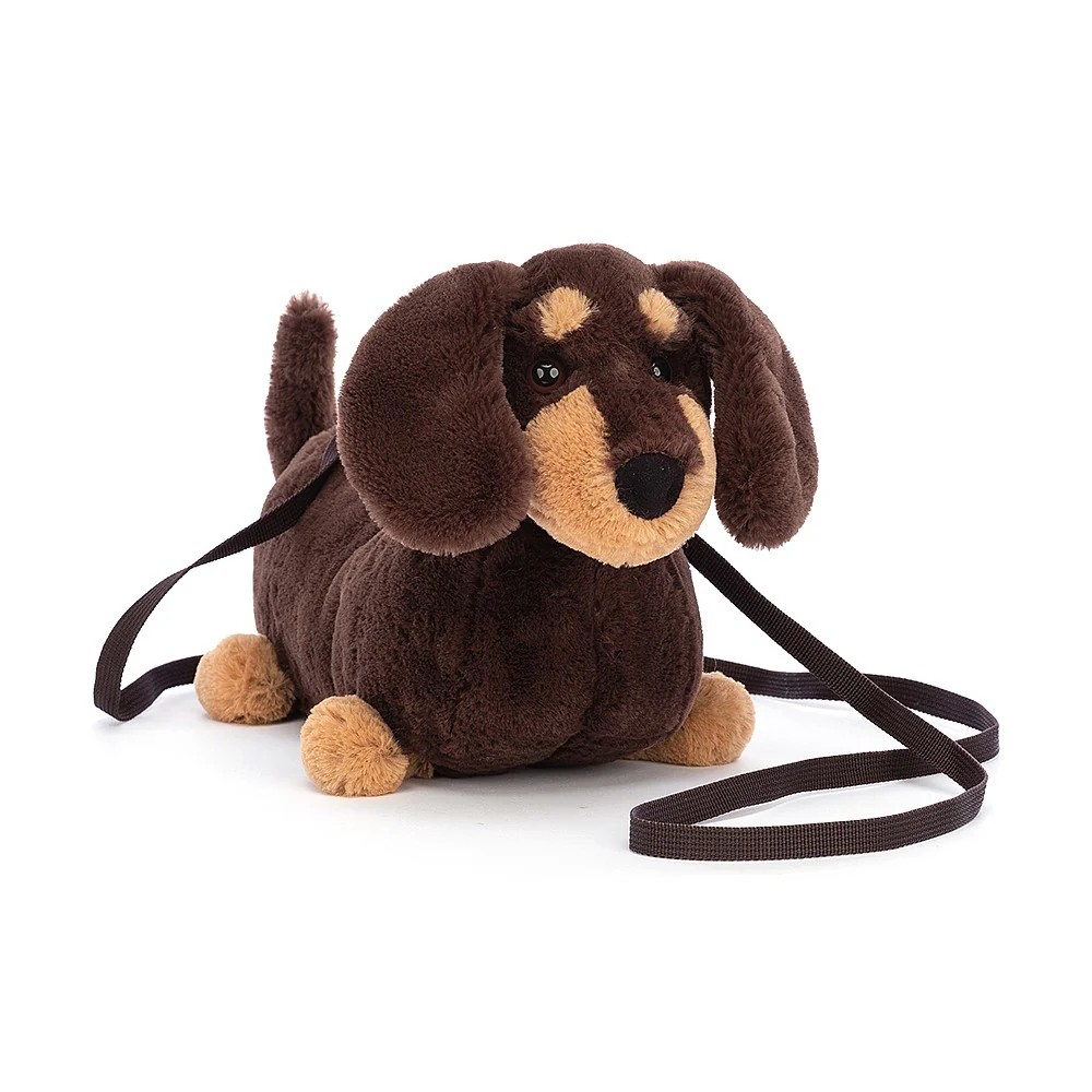 JELLYCAT OTTO SAUSAGE DOG SHOULDER BAG