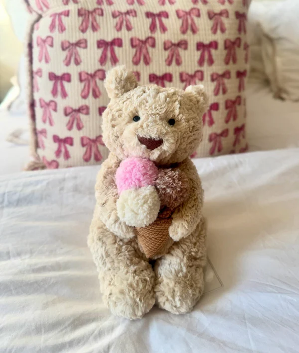 JELLYCAT OATUS BEAR WITH ICE CREAM