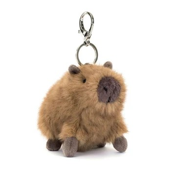 JELLYCAT CLYDE CAPYBARA CLIP ON BAG CHARM