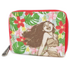 LOUNGEFLY MOANA CANVAS SKETCH ZIP WALLET