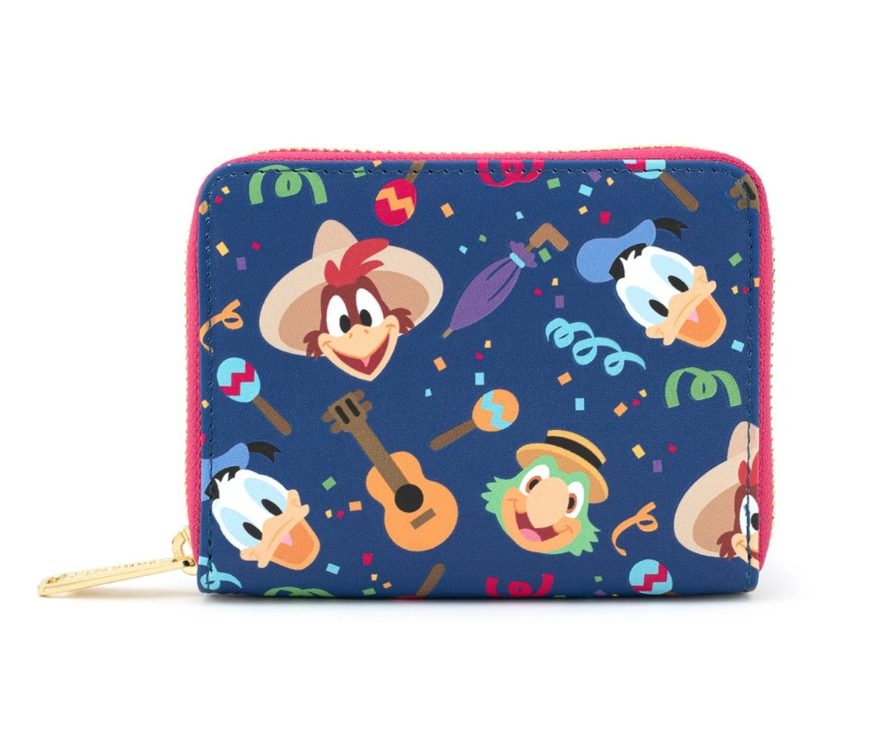 LOUNGEFLY THE THREE CABALLEROS SMALL ZIP WALLET