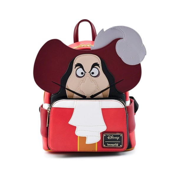 LOUNGEFLY DISNEY PETER PAN CAPTAIN HOOK COSPLAY BACKPACK