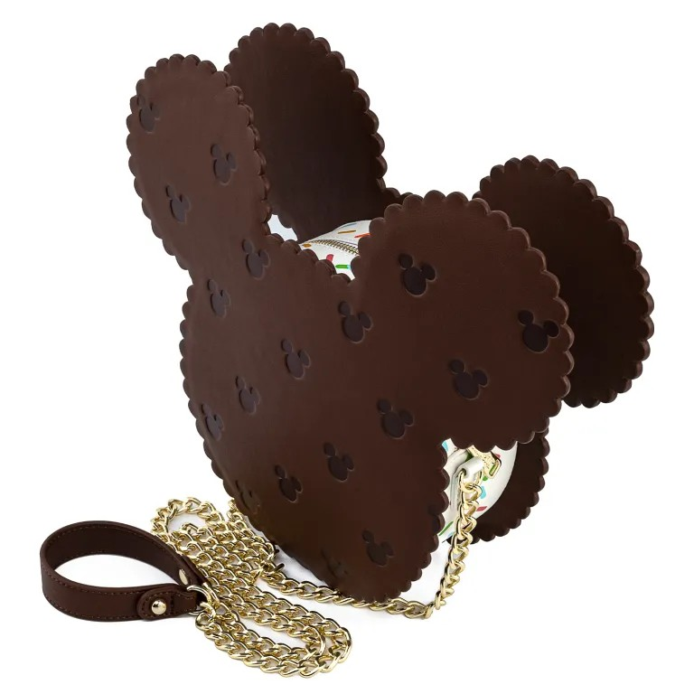 LOUNGEFLY MICKEY MOUSE ICE CREAM SANDWICH CROSS BODY BAG
