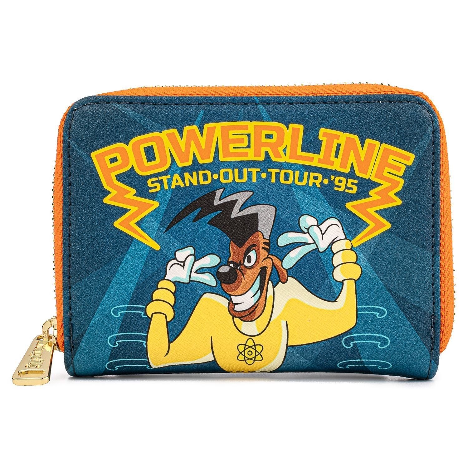LOUNGEFLY GOOFY MOVIE POWERLINE ZIP WALLET
