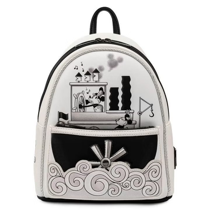 LOUNGEFLY STEAMBOAT WILLIE MUSIC CRUISE MINI BACKPACK
