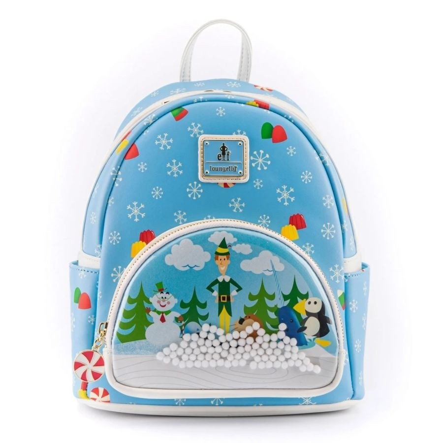 LOUNGEFLY ELF BUDDY AND FRIENDS BACKPACK