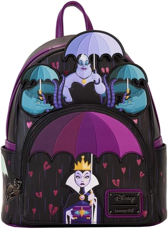 LOUNGEFLY DISNEY VILLIANS CURSE YOUR HEARTS BACKPACK