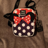 LOUNGEFLY DISNEY ROCK THE DOTS PASSPORT CROSSBODY BAG