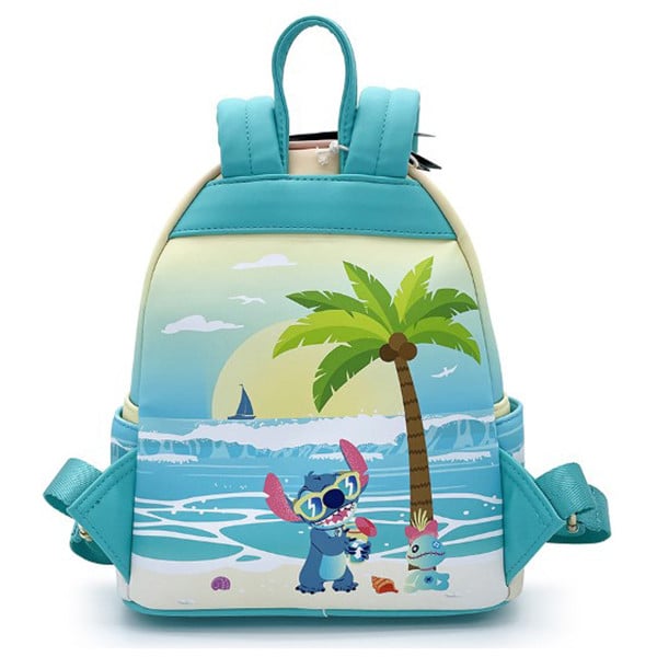 LOUNGEFLY STITCH SANDCASTLE BEACH SURPRISE MINI BACKPACK