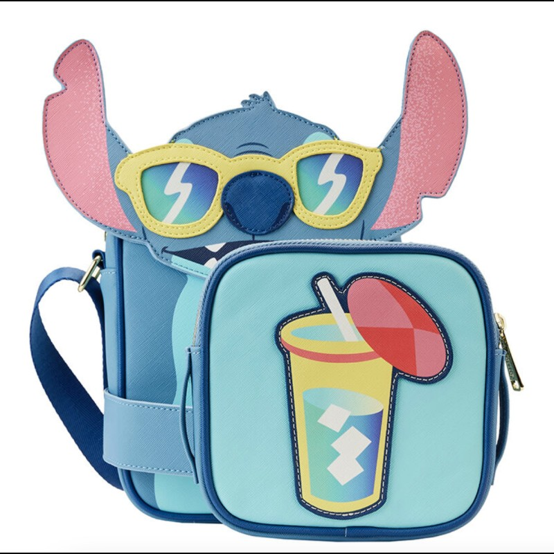 LOUNGEFLY STITCH BEACH DAY CROSS BODY BAG