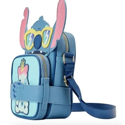 LOUNGEFLY STITCH BEACH DAY CROSS BODY BAG