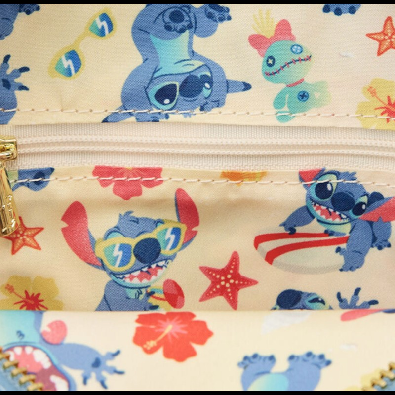 LOUNGEFLY STITCH BEACH DAY CROSS BODY BAG