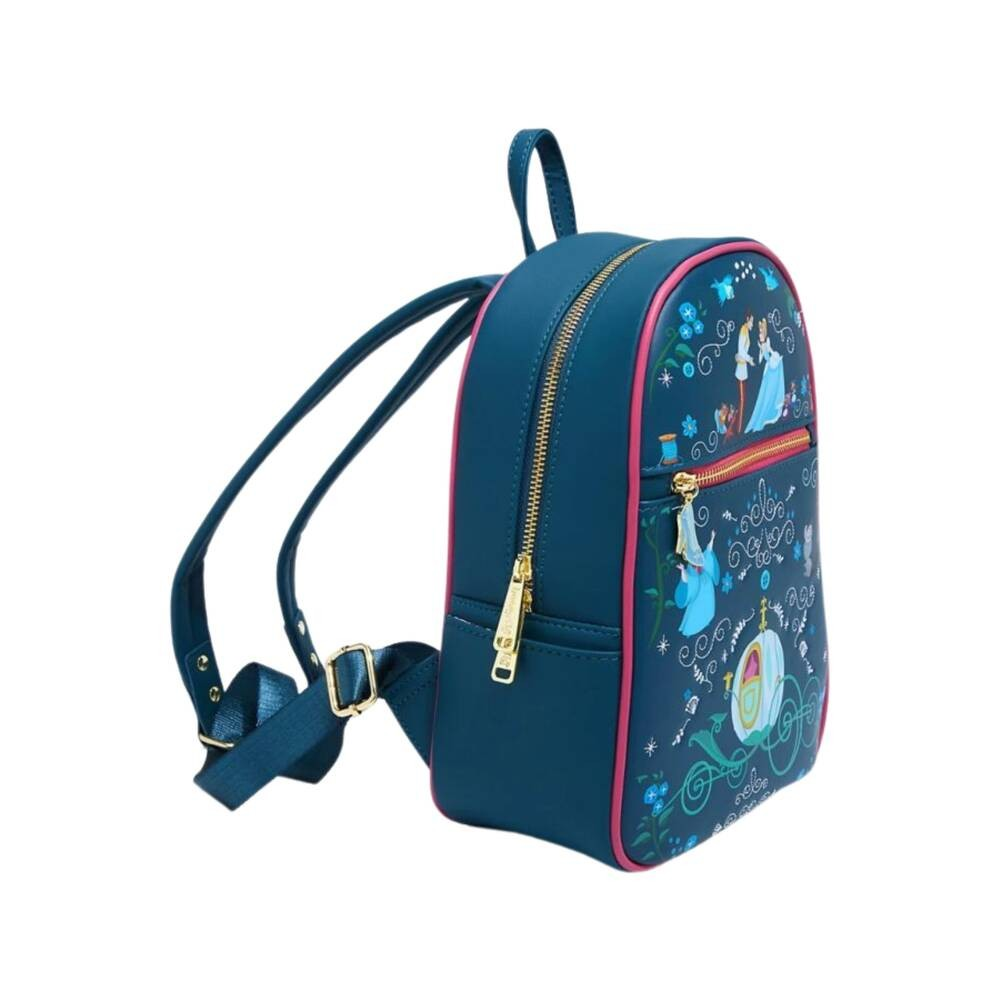 LOUNGEFLY CINDERELLA STORY BOOK MINI BACKPACK 