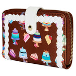 LOUNGEFLY DISNEY PRINCESS CAKE ZIP WALLET