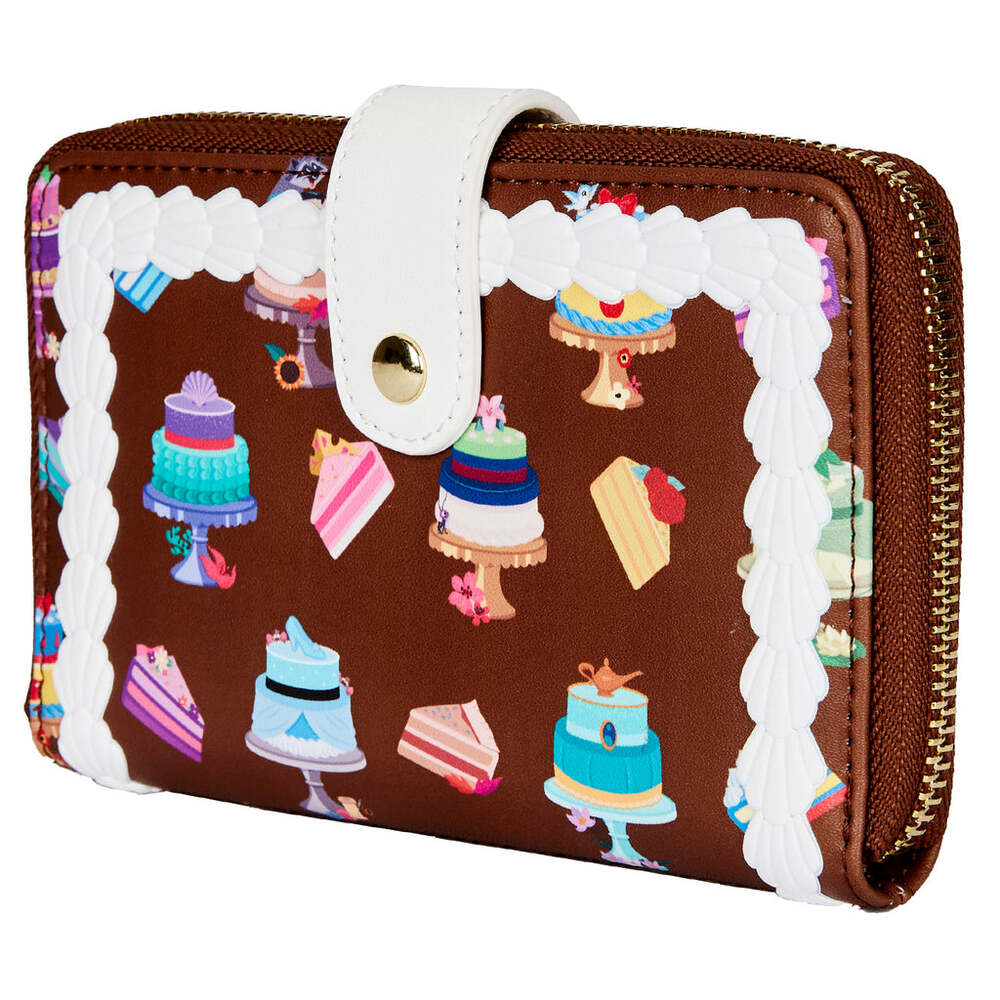 LOUNGEFLY DISNEY PRINCESS CAKE ZIP WALLET