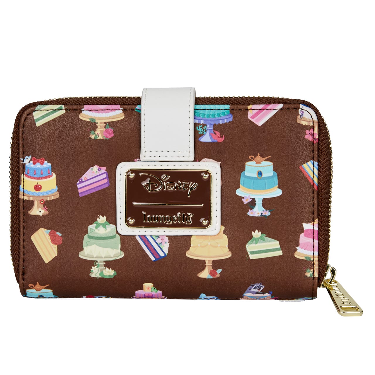 LOUNGEFLY DISNEY PRINCESS CAKE ZIP WALLET