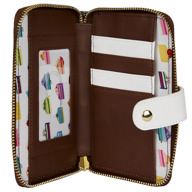 LOUNGEFLY DISNEY PRINCESS CAKE ZIP WALLET