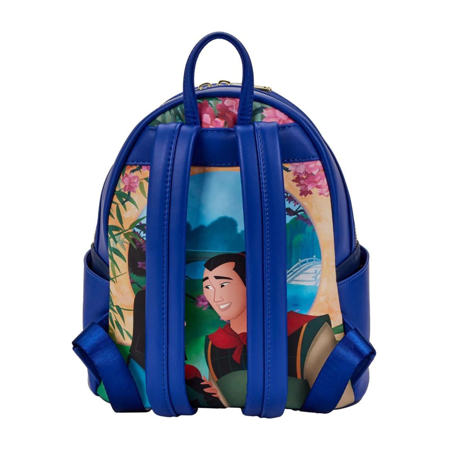 LOUNGEFLY MULAN CASTLE LIGHT UP MINI BACKPACK