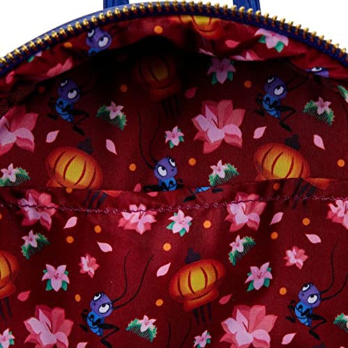 LOUNGEFLY MULAN CASTLE LIGHT UP MINI BACKPACK