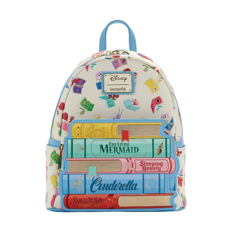 LOUNGEFLY DISNEY PRINCESS BOOKS CLASSIC MINI BACK PACK