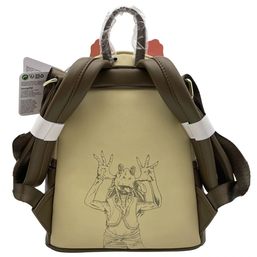  LOUNGEFLY STAR WARS JAR JAR BINKS BACKPACK