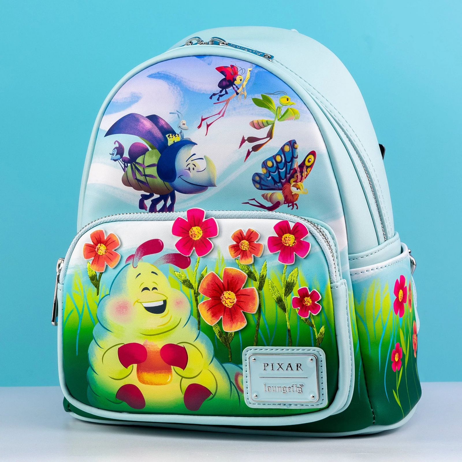 LOUNGEFLY PIXAR A BUGS LIFE EARTH DAY BACKPACK
