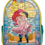 LOUNGEFLY LITTLE MERMAID STAINED GLASS MINI BACKPACK