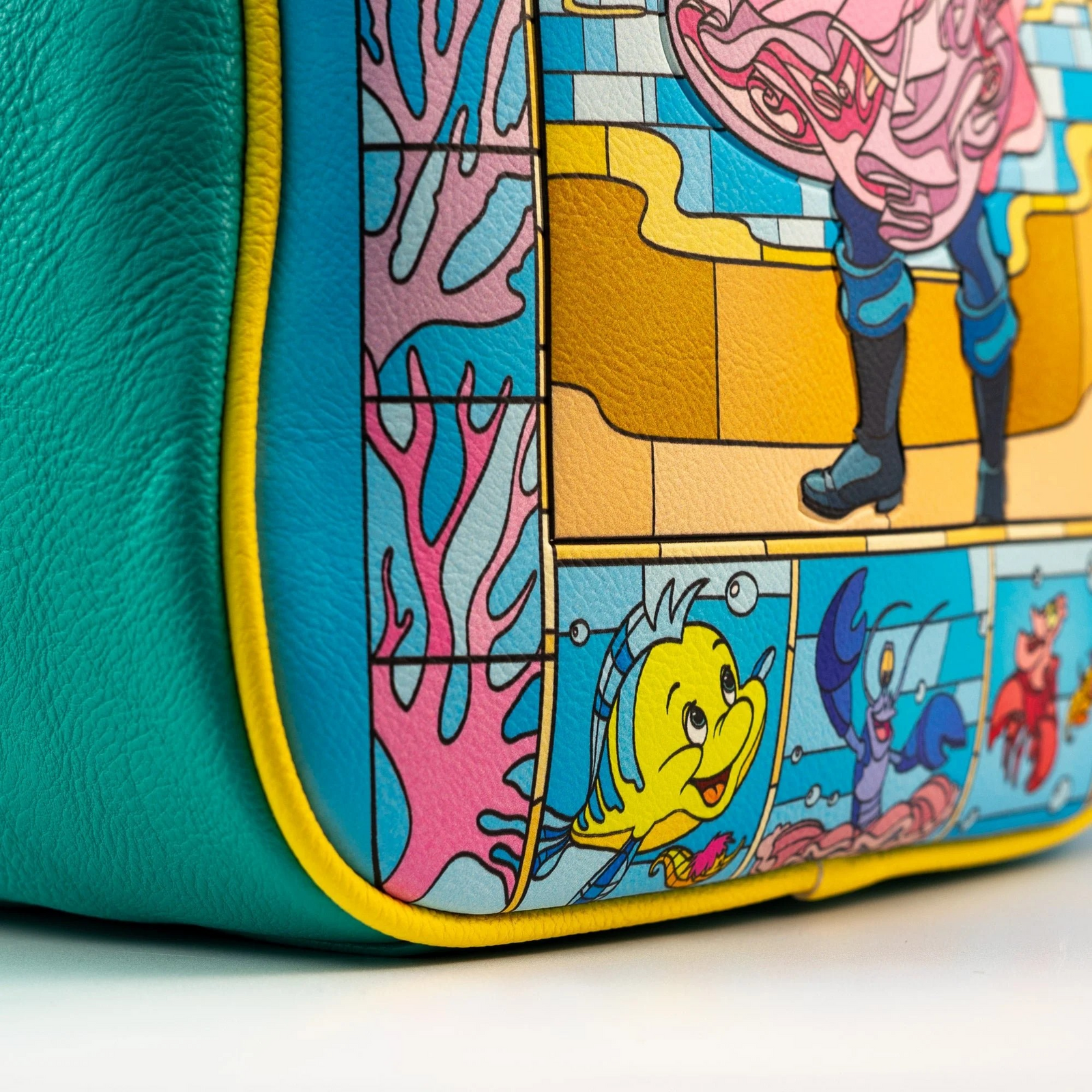 LOUNGEFLY LITTLE MERMAID STAINED GLASS MINI BACKPACK