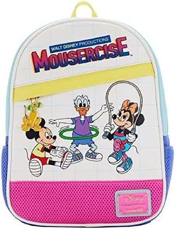 LOUNGEFLY DISNEY MOUSERCISE BACK PACK