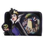 LOUNGEFLY VILLIANS EVIL QUEEN SCENE ZIP WALLET