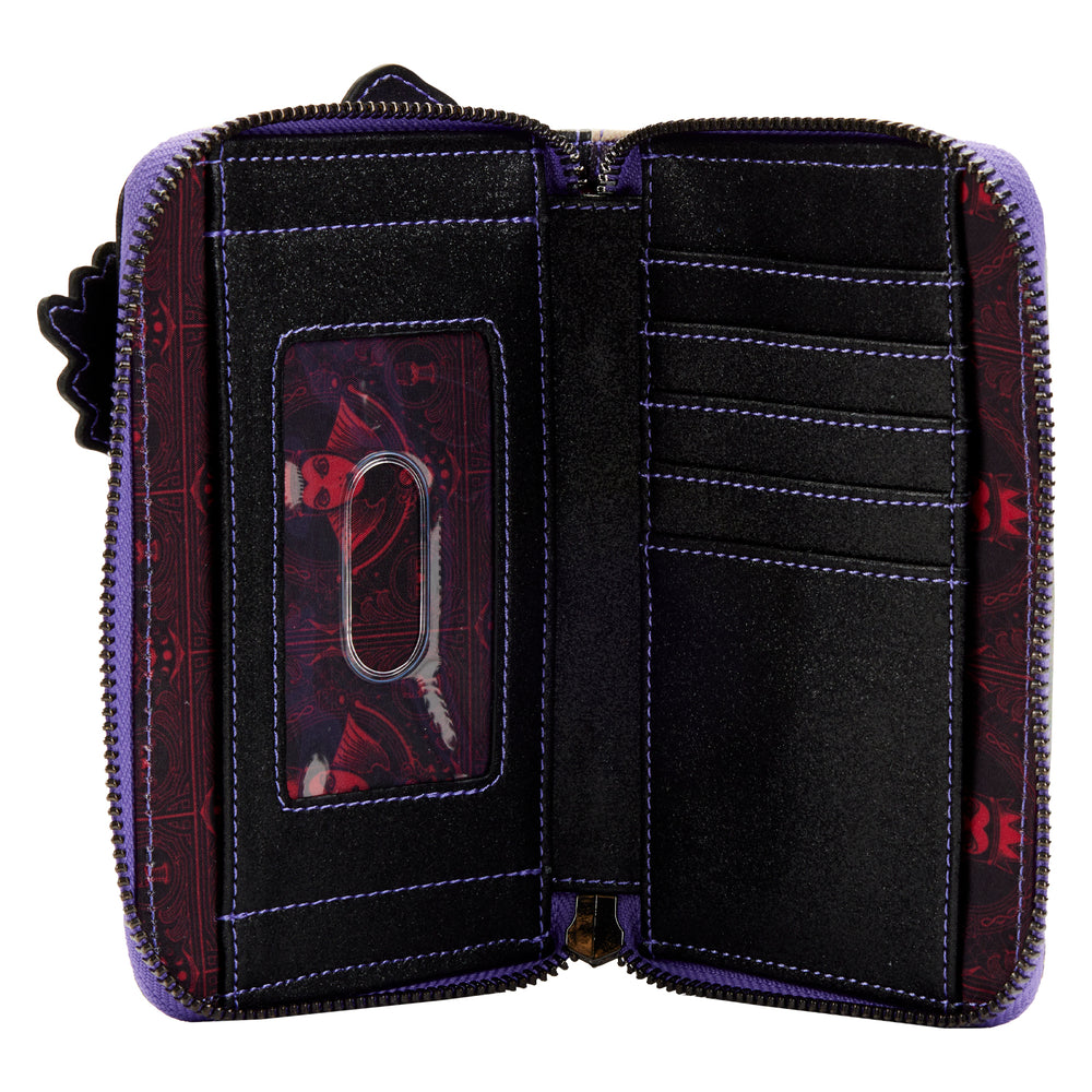 LOUNGEFLY VILLIANS EVIL QUEEN SCENE ZIP WALLET