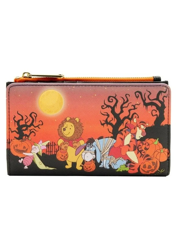 LOUNGEFLY WINNIE THE POOH HALLOWEEN GROUP WALLET