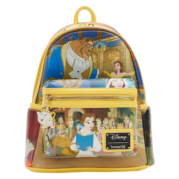 LOUNGEFLY DISNEY BEAUTY AND THE BEAST BELLE PRINCESS SCENE3 BACKPACK